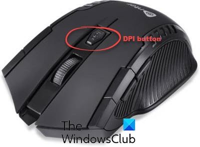 Pulsante DPI sul mouse