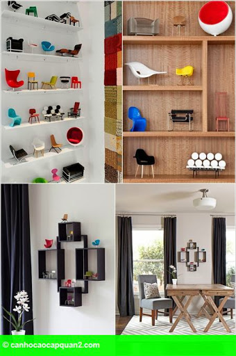 Hình 1: Cách bày những bộ sưu tập độc đáo của bạn Hình 1: Cách bày những bộ sưu tập độc đáo của bạn
