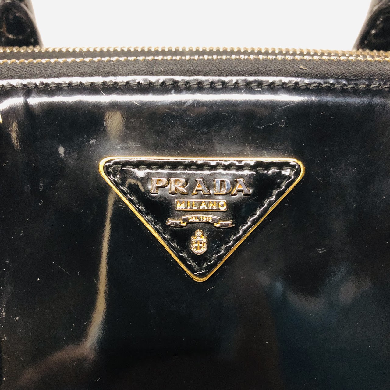 Prada Patent Leather Shoulder Bag