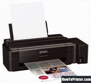 Reset Epson L558 printer with Resetter program