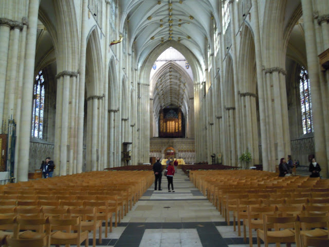 York Minster. From A Guide to Abbeys and Cathedrals in the UK