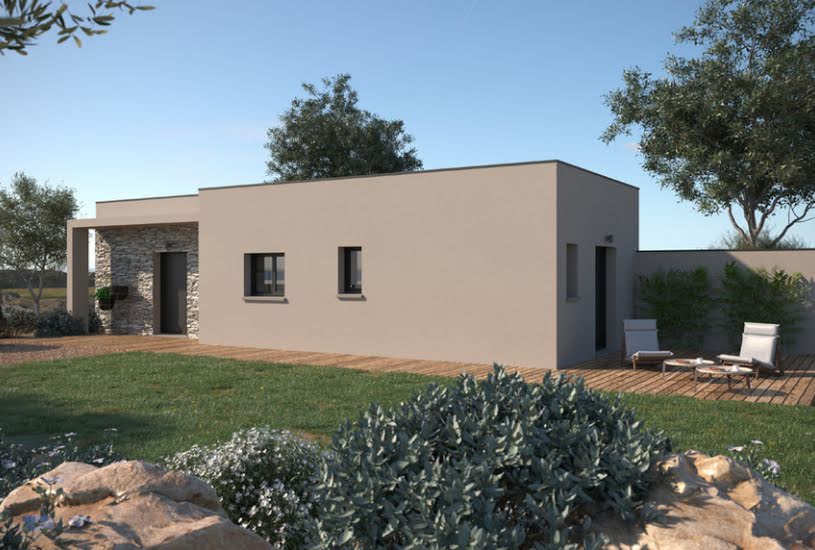  Vente Terrain + Maison - Terrain : 1 243m² - Maison : 110m² à Aigues-Vives (34210) 