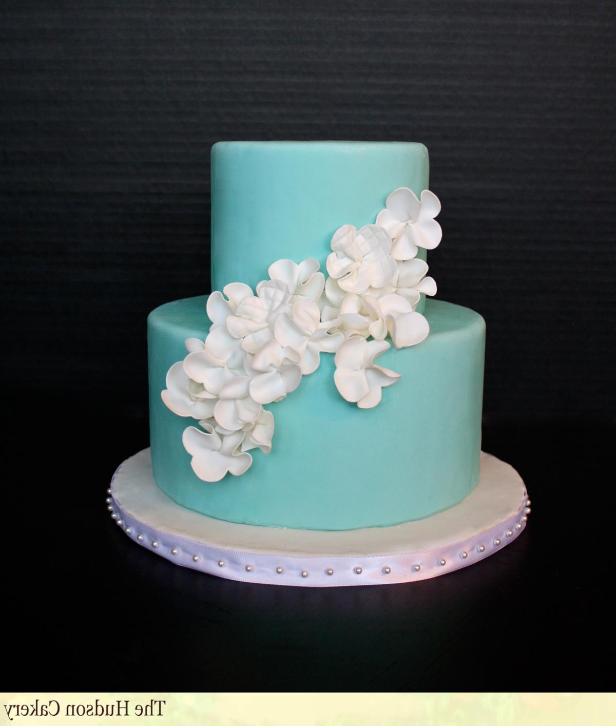 tiffany wedding cake