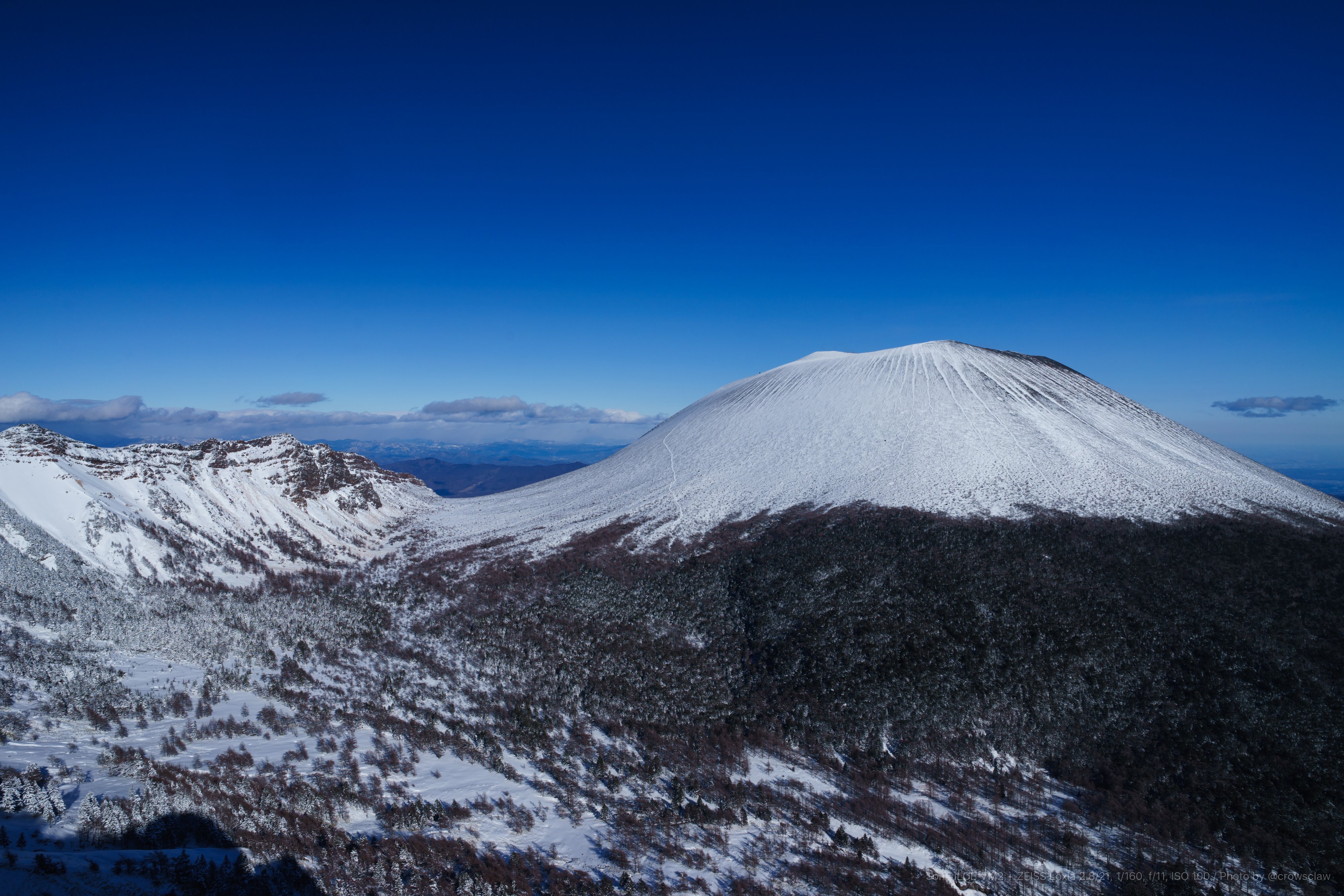 黒斑山 18年を雪山で締めくくる Crow Sclaw