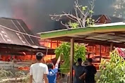 Kebakaran di Sajoanging Wajo Ludeskan 9 Unit Rumah