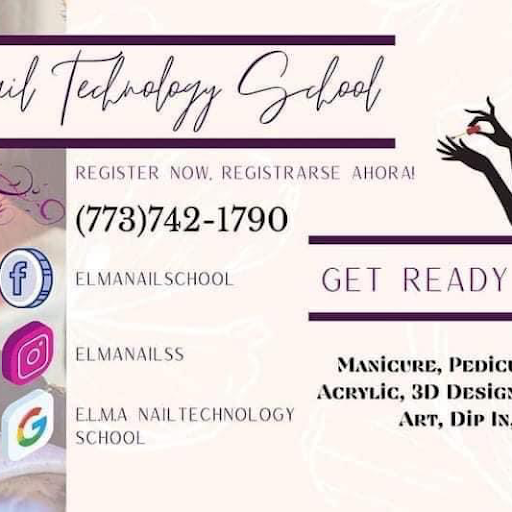 E.L.M.A Nail Technology School logo