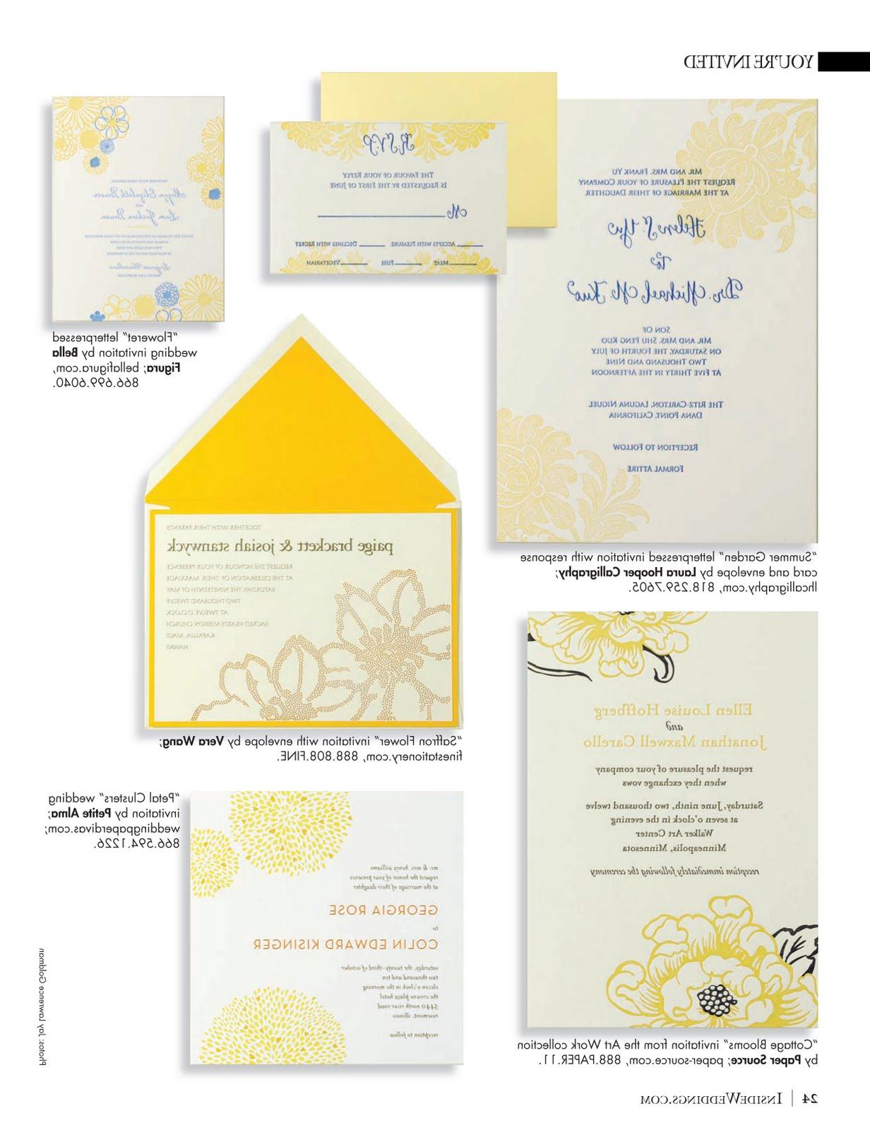 spring-themed invitations,