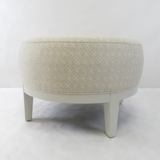 Hammer Custom Duralee Fabric Ottoman