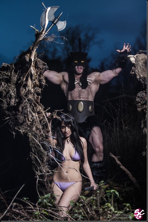 Princess Teegra and Darkwolf (Fire and Ice)_832368-0005