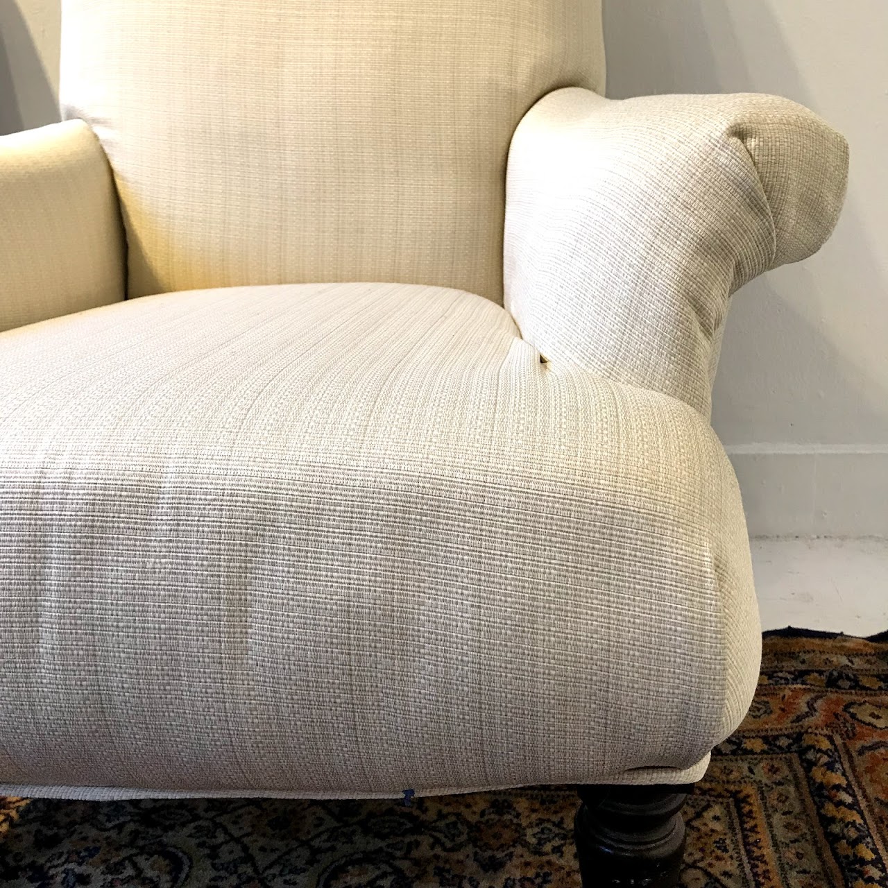 Restoration Hardware English Roll-Arm Chair Pair