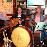 okinawan music at cute little restaurant in ikubukuro, tokyo in Ikebukuro, Japan 