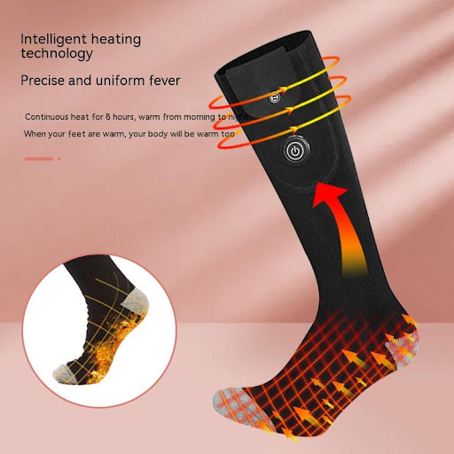 Title 3, Heated Electric Ski Socks for Men and Women War...