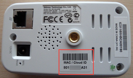 Edimax IC-3116W, cámara, red, inalámbrica, día, noche, infrarrojos