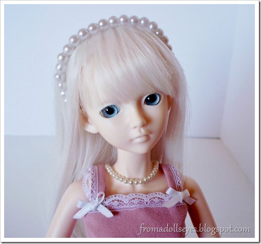 Doll size pearl head band