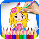 ダウンロード Princess Coloring Book & Drawing Book をインストールする 最新 APK ダウンローダ