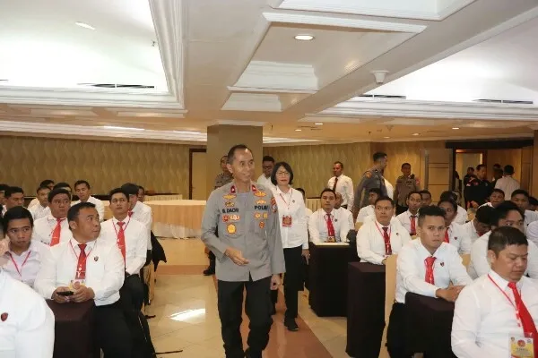 Asesmen ini dilaksanakan di Hotel Gran Puri Manado, Rabu (20/3/2024) dihadiri oleh Tim Asesmen dari Mabes Polri dan para PJU Polda. (Foto istimewa)