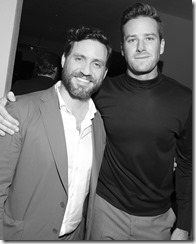 Edgar Ramirez, Armie Hammer (wearing Bottega Veneta)