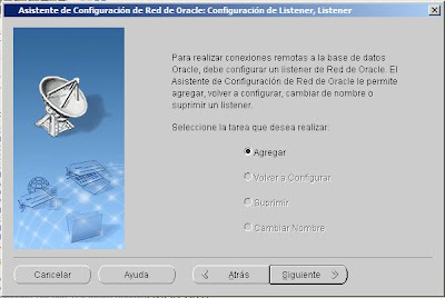 Crear listener en Oracle 10g y Windows Server 2008 R2