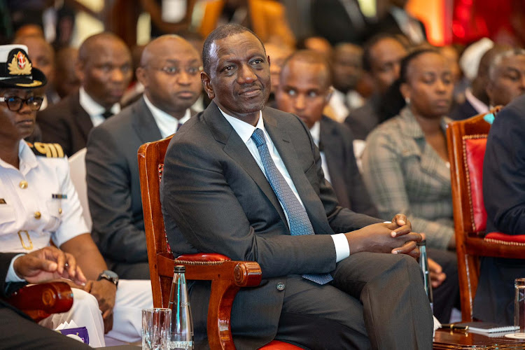 President William Ruto at 20th anniversary of the National Government Constituency Development Fund on May 3, 2024.