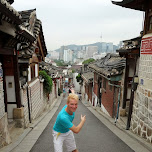 bukchon hanok village in Seoul, South Korea 