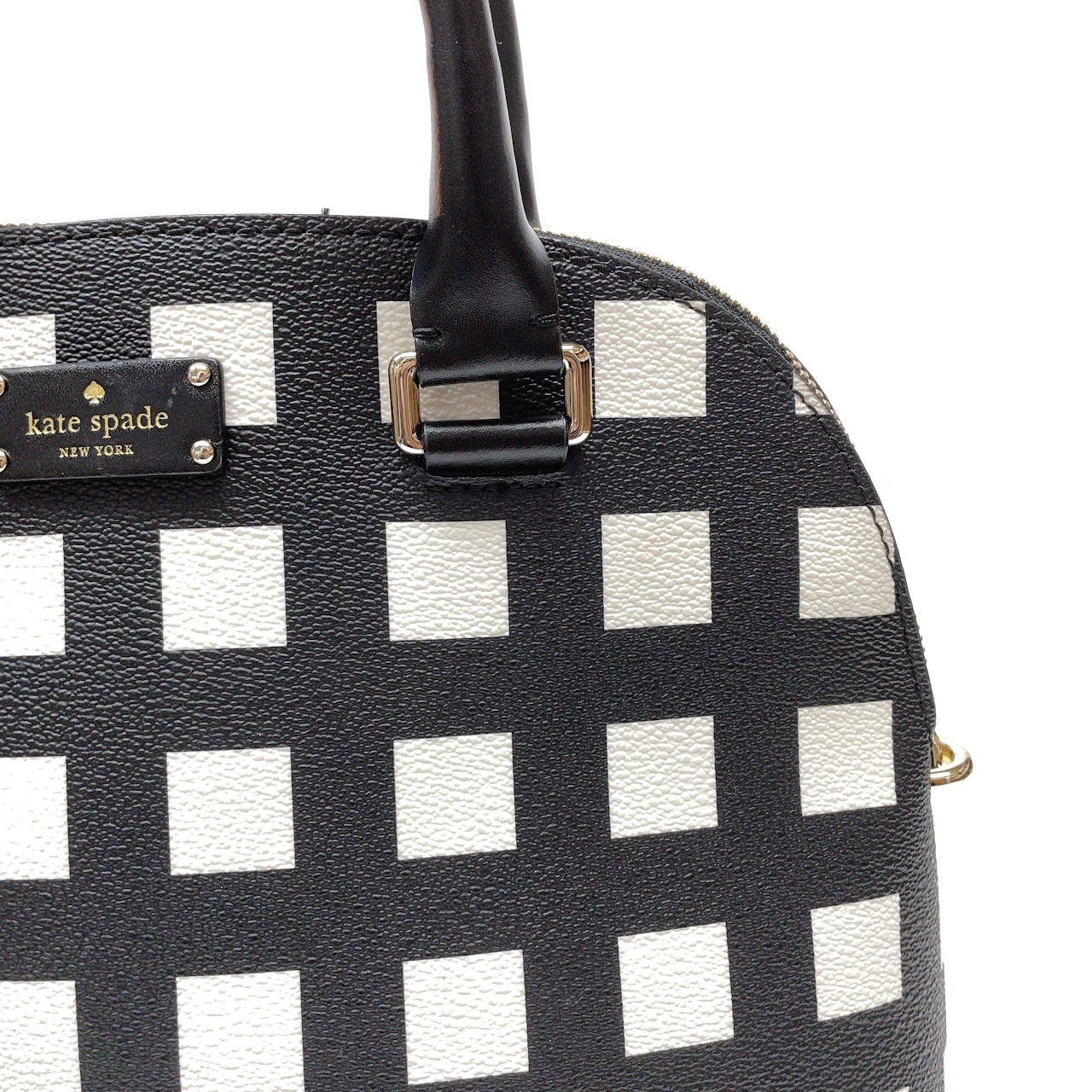 Kate Spade Checkered Shoulder Bag