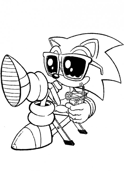 Coloring Pages for everyone: Sonic