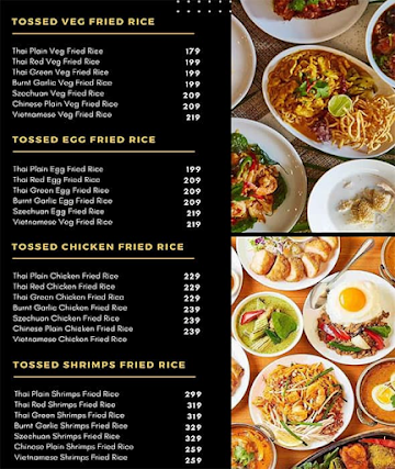 Wok China menu 