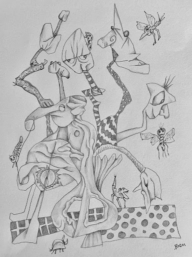 Vase a fleurs vivants