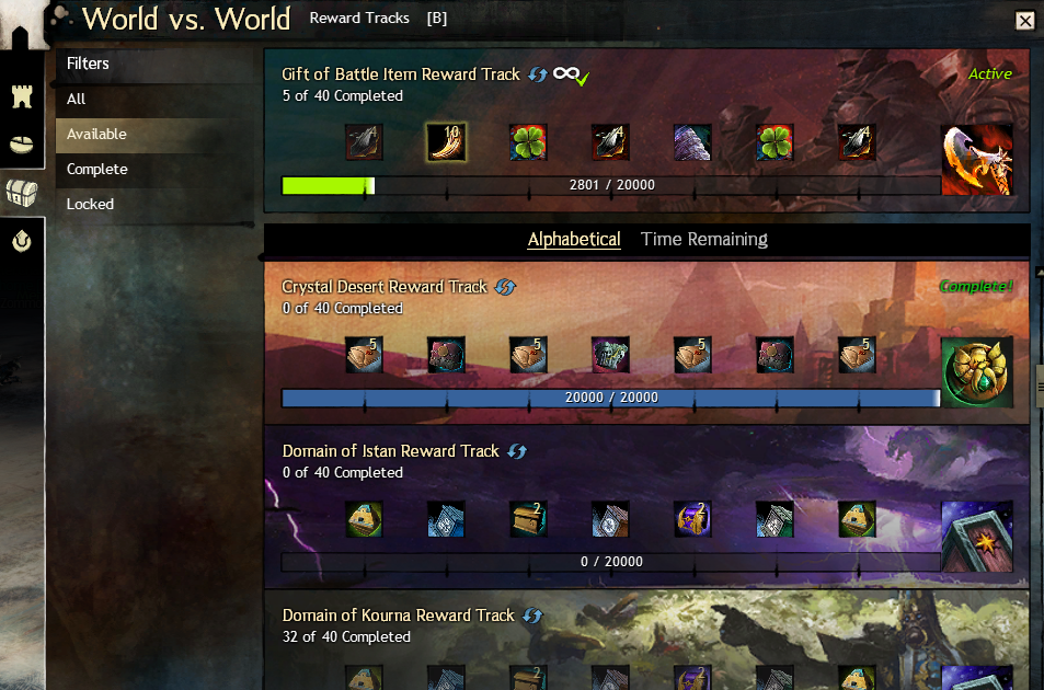 Skirmish reward track - Guild Wars 2 Wiki (GW2W)