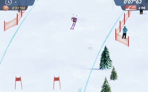 Speed Downhill Ski