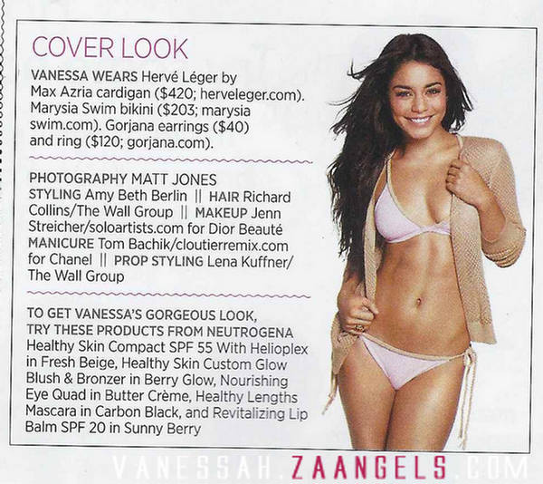 World Gossips Vanessa Hudgens Shape Magazine April 2011 