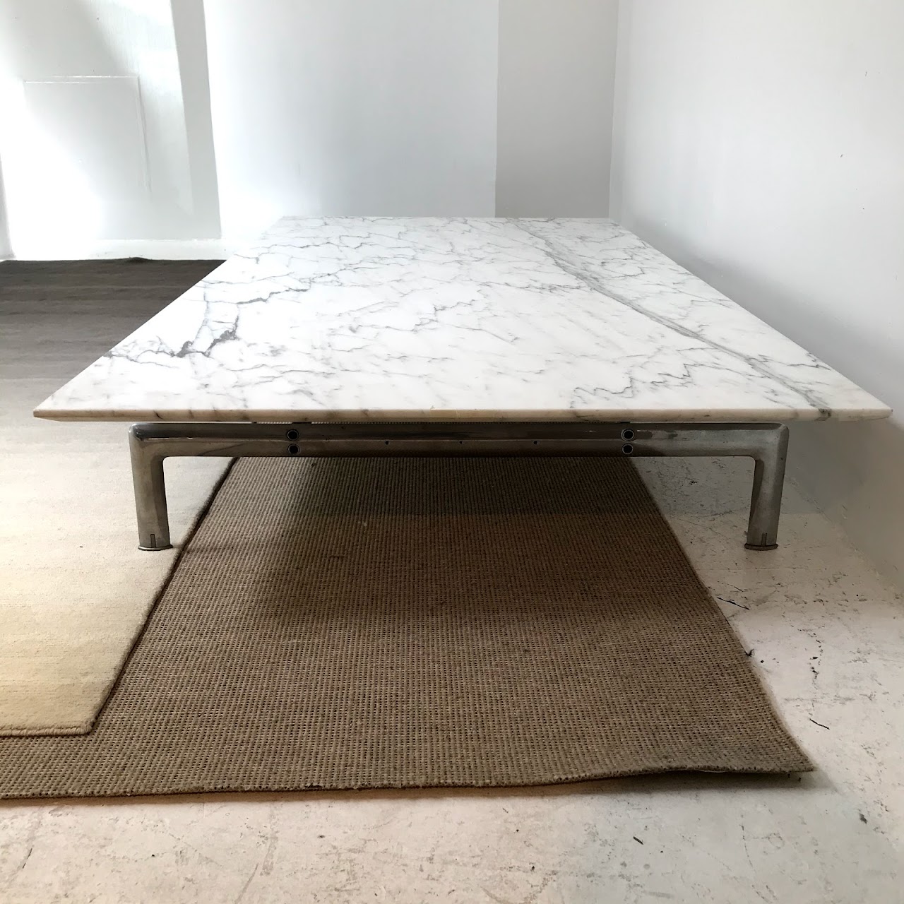 Modernist Italian Marble Cocktail Table