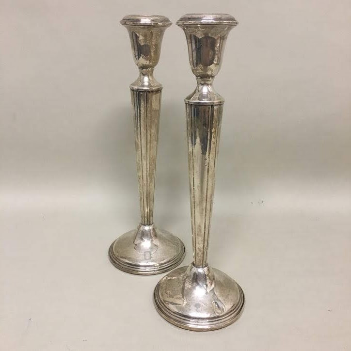 Sterling Silver 10" Candle Sticks