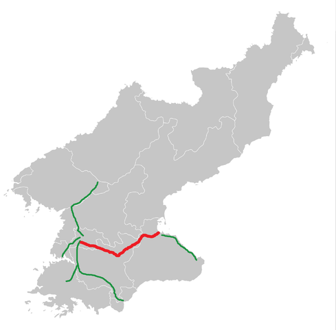 파일:external/upload.wikimedia.org/489px-Pyongyang-Wonsan_tourist_expressway.png