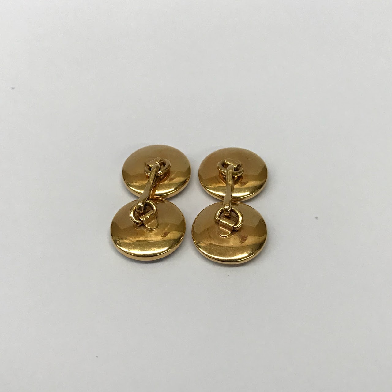 14K Gold and Mother of Pearl Cufflinks