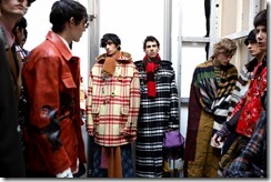 seen backstage ahead of the Marni show during Milan Men's Fashion Week Fall/Winter 2018/19 on January 13, 2018 in Milan, Italy.