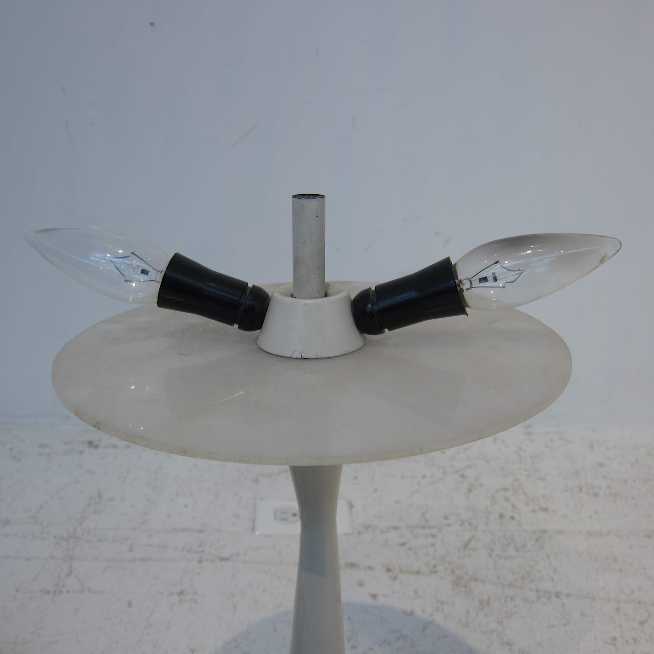 Mid-Century Modern Metal Table Lamp #1