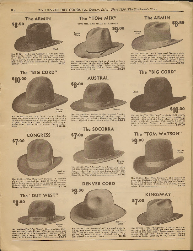 Spring-summer 1935 Stockman-Farmer cowboy clothing & supplies catalog