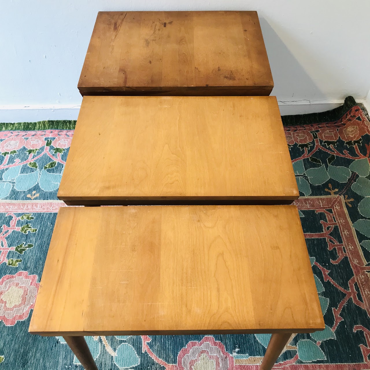 Mid-Century Nesting Table Trio