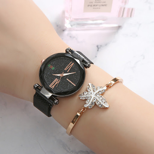 Title 6, Ladies Gift Set Womens Watch Bracelet Earrings...