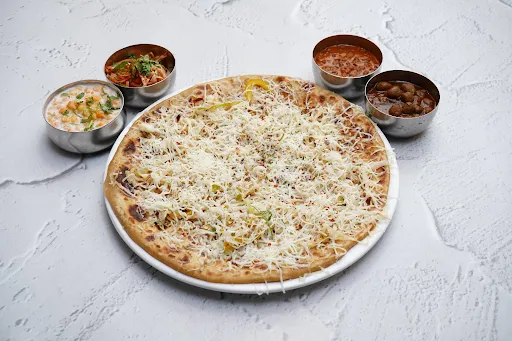 Pizza Paratha Thali