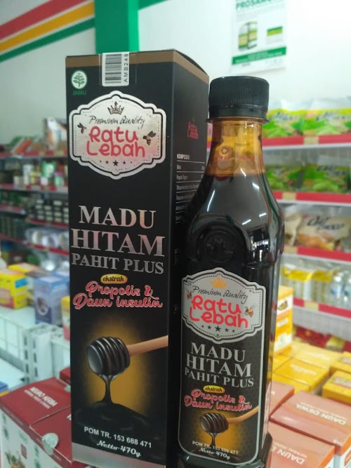 Madu Hitam Pahit Propolis Ratu Lebah