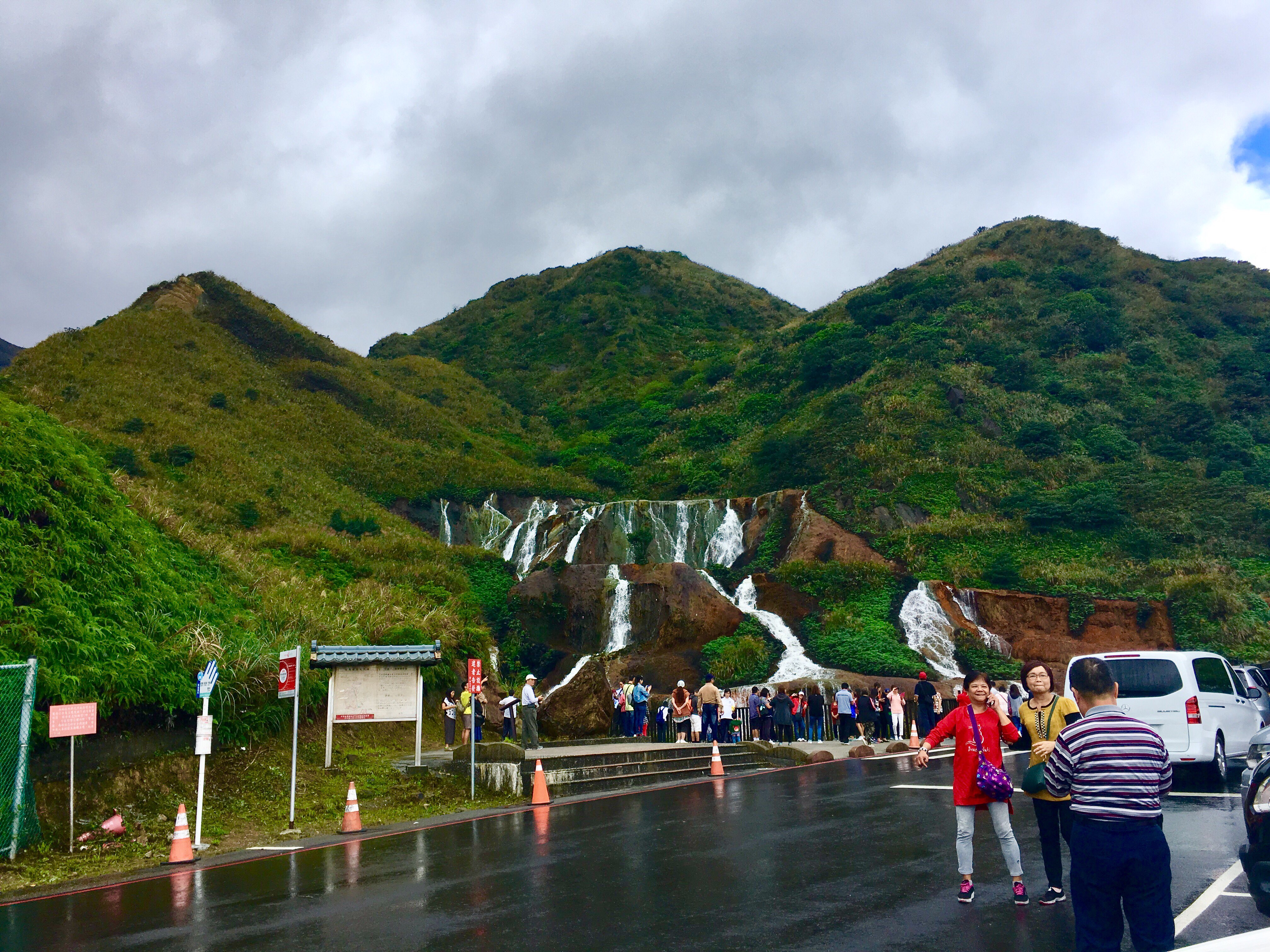 golden waterfall, ruifang, new taipei, taiwan