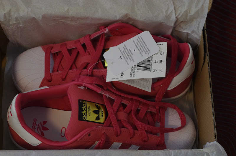 [HCM] Giày nữ Adidas Superstar Hồng (Rosa) xách từ Đức, Size: 37 1/3 - 1