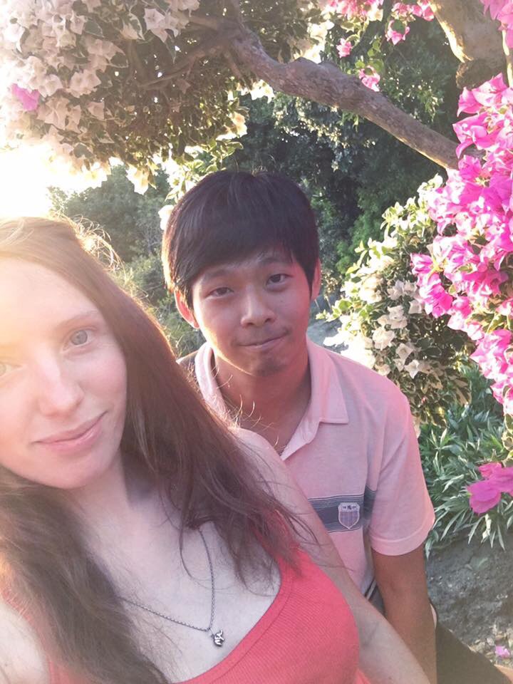 amwf couple, polish taiwanese couple, bougeanvilla, tianwei highway garden, changhua, Taiwa