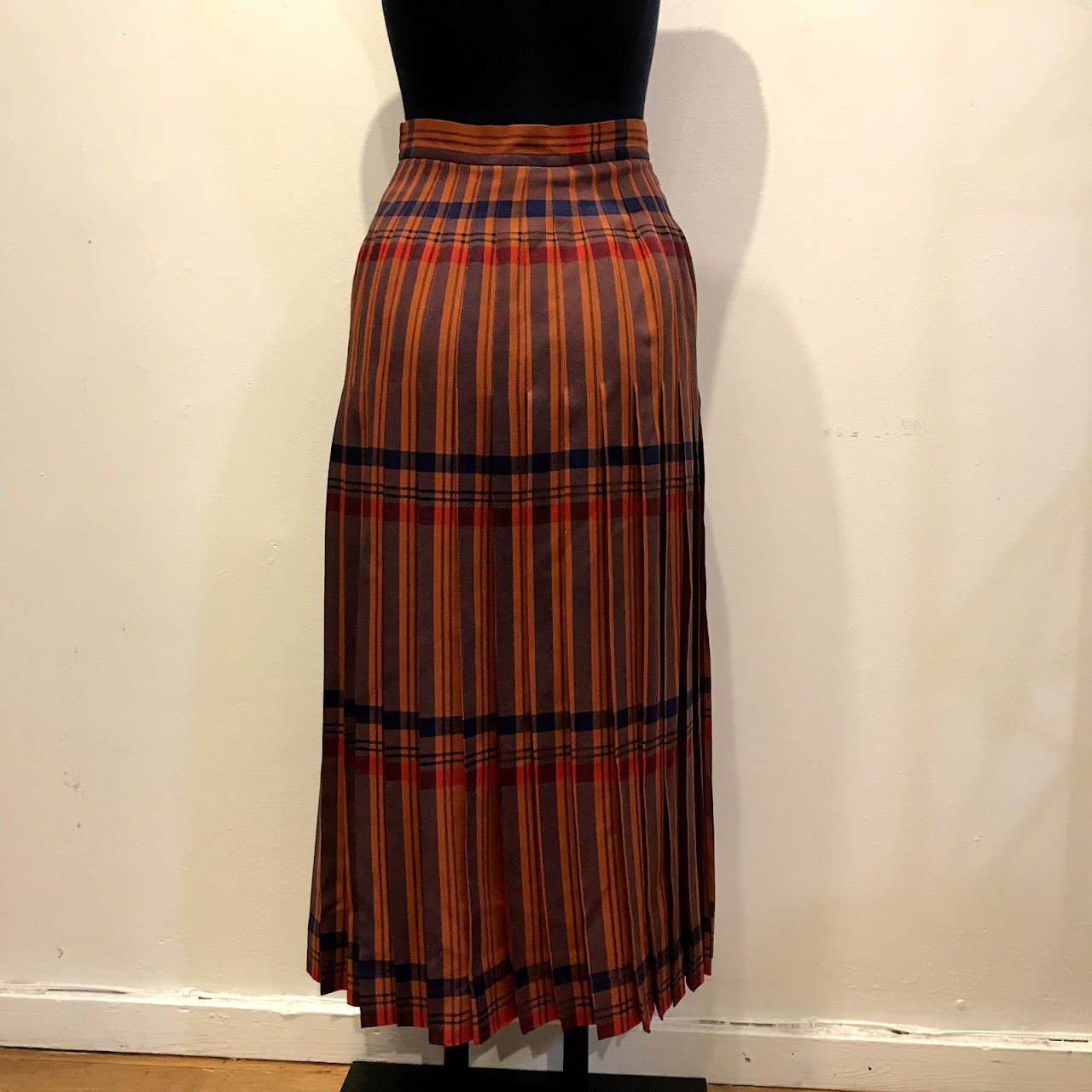 Yves Saint Laurent Plaid Skirt