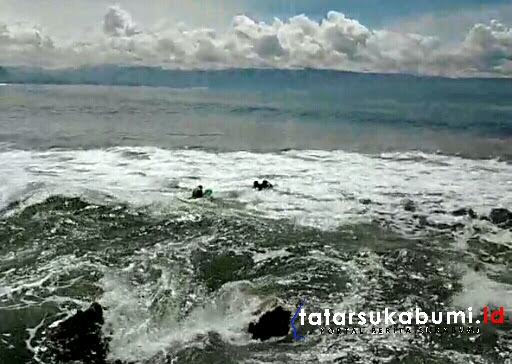 
Laka Laut, Warga Cianjur Tenggelam di Pantai  Palabuhanratu
