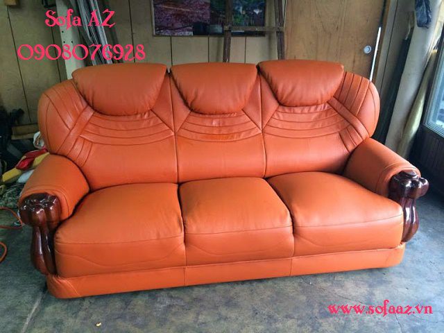 Bọc lại ghế sofa da bò nhập khẩu Italy tại nhà quận 2