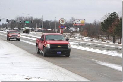 Winter in Pine Bluff, picture from Pine Bluff Commercial online