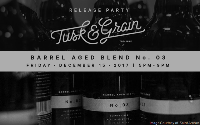 Saint Archer Brewing Company Announces the Release of Tusk & Grain Barrel Aged Blend No. 03